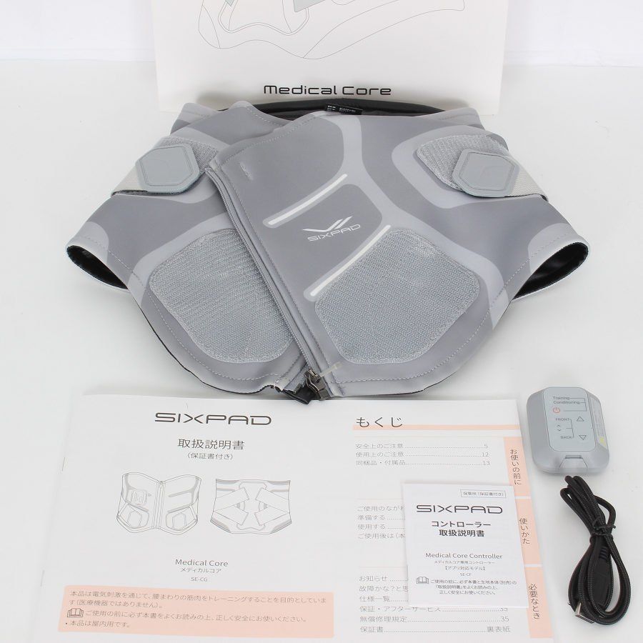 美品】MTG SIXPAD Medical Core SE-CG-14B-M グレー コントローラー付