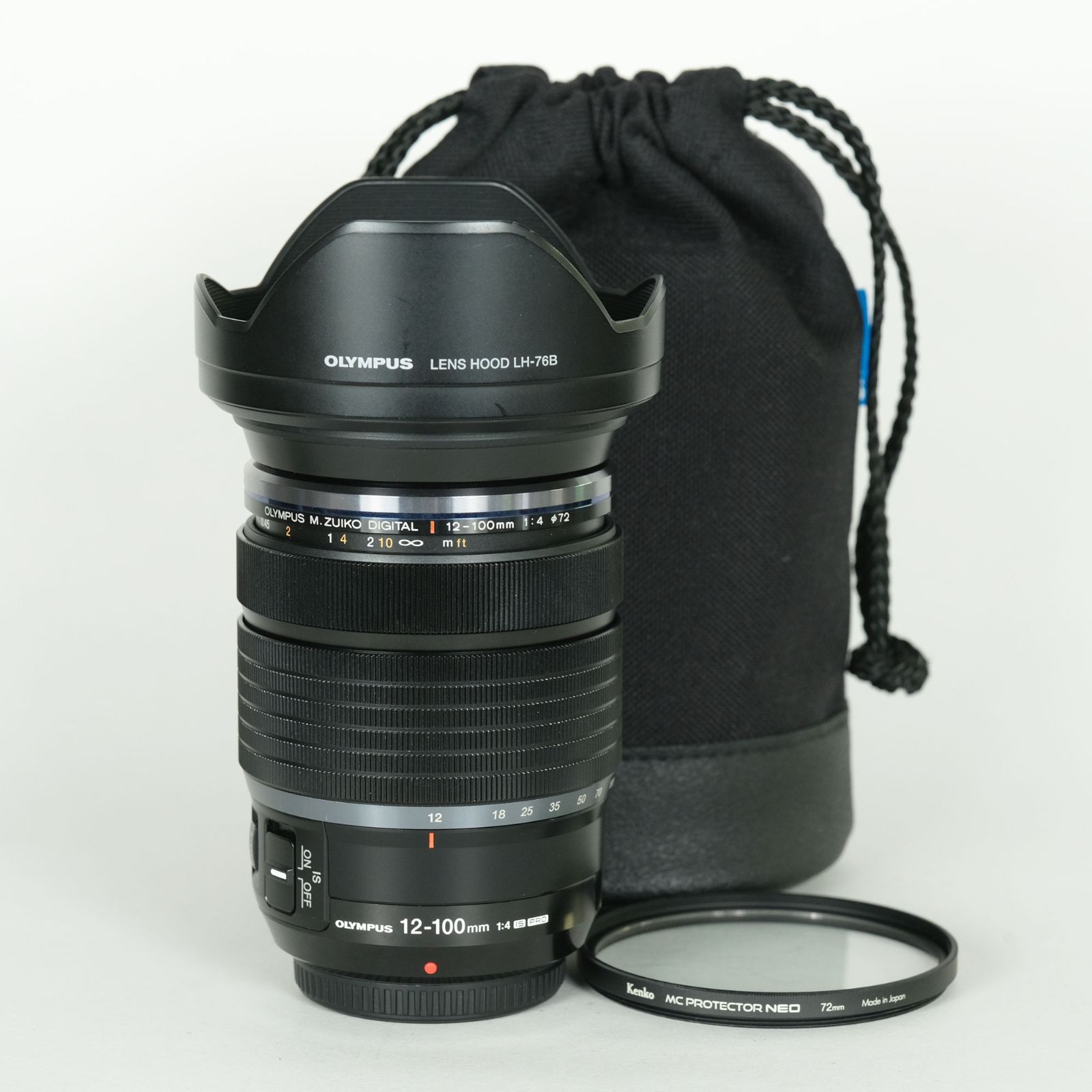 フィルター付 OLYMPUS M.ZUIKO DIGITAL ED 12-100 mm F 4.0 IS PRO マイクロフォーサーズマウント