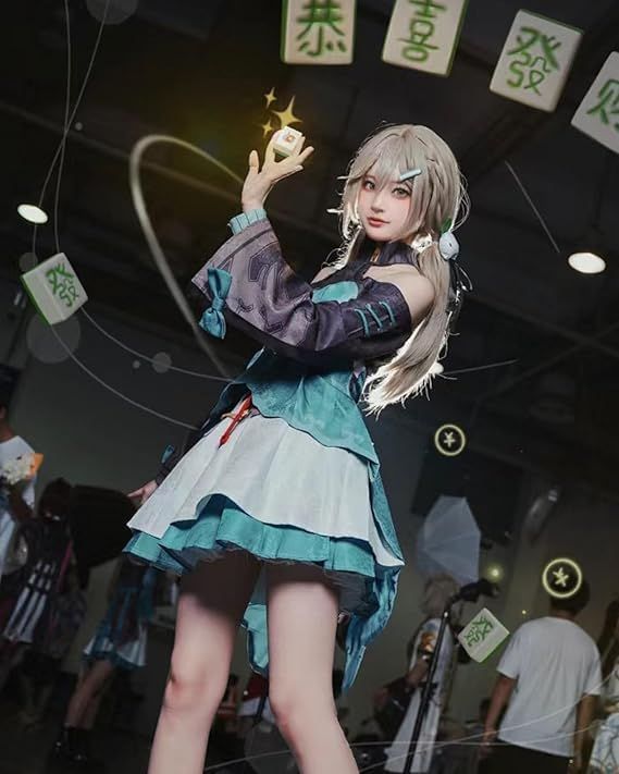 崩壊 スターレイル 青雀 コスプレ衣装 ウィッグ 付き コスチューム ゲームグッズ 二次元 撮影 漫遊展 cosplay用