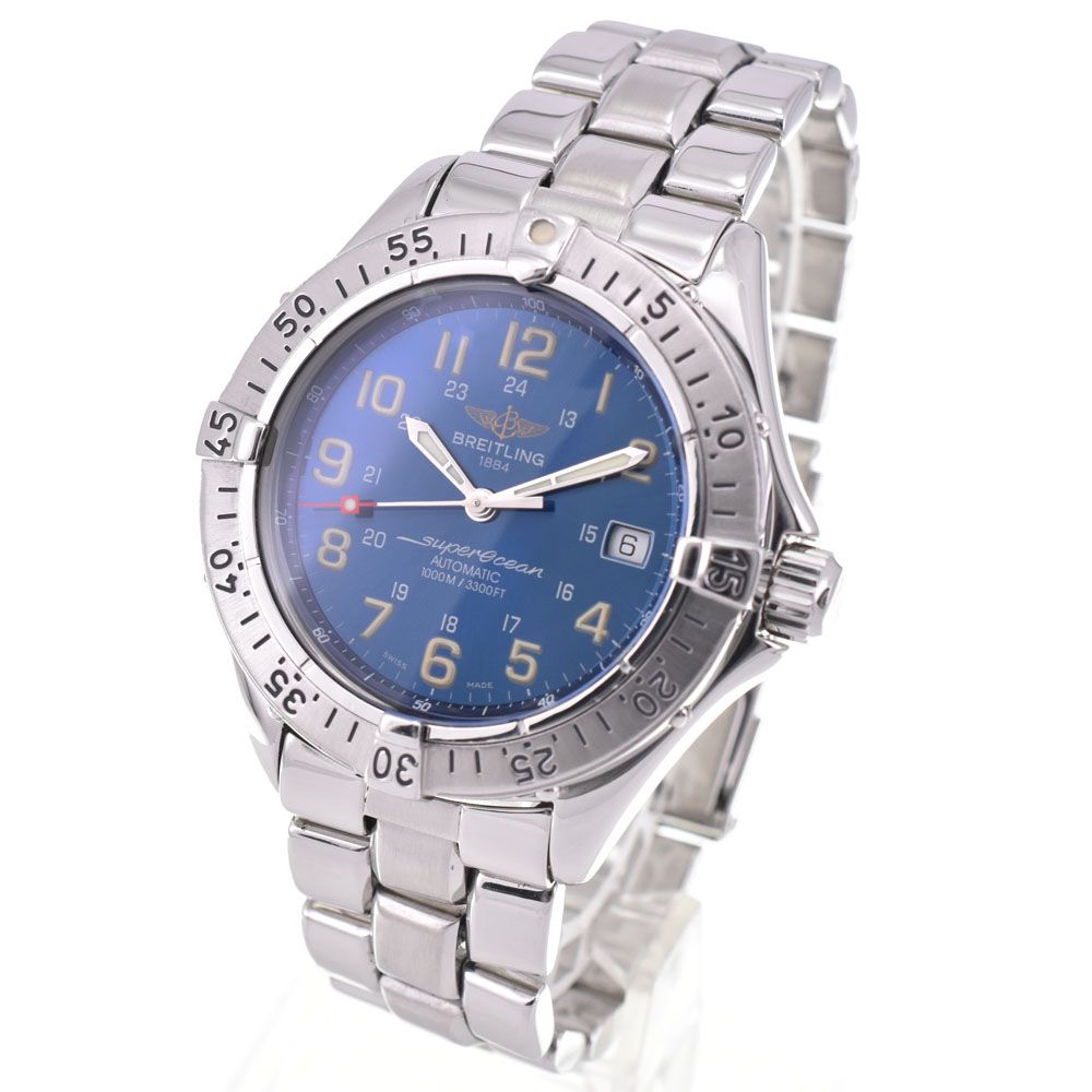 ブライトリング A 17040 スーパーオーシャン デイト 自動巻き メンズ き D 144406
