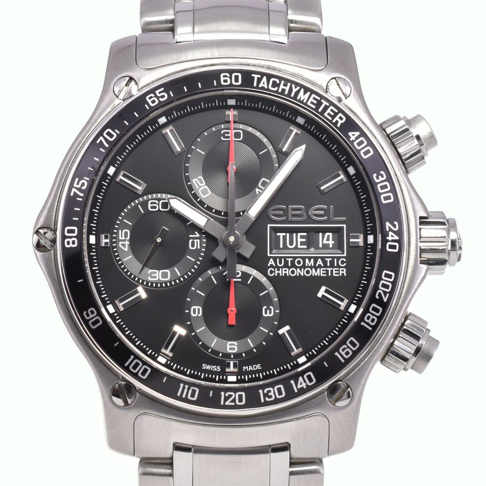 エベル　EBEL　ディスカバリー　1911 中古品！ エベル EBEL E9750L62 1911 ディスカバリー クロノグラフ 自動巻き