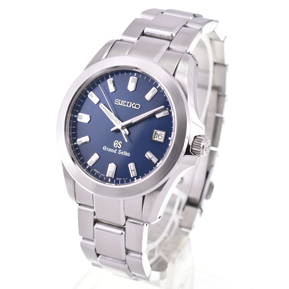セイコー SEIKO 8 J 56-8020 SBGF 019 グランドセイコー デイト クォーツ メンズ 箱 保証書付き D 144519