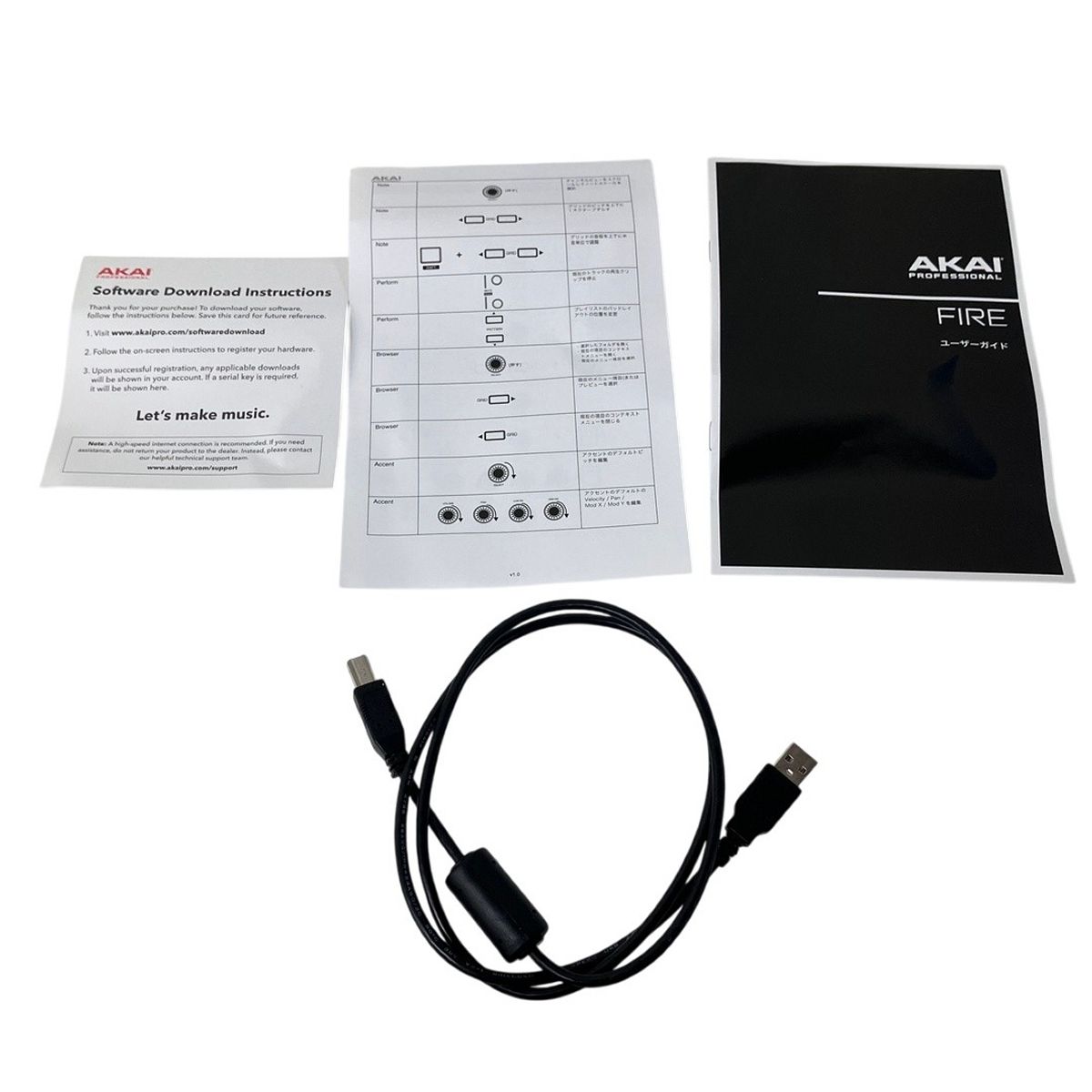 AKAI Professional FIRE FL Studio MIDIコントローラー DTM 音響機材