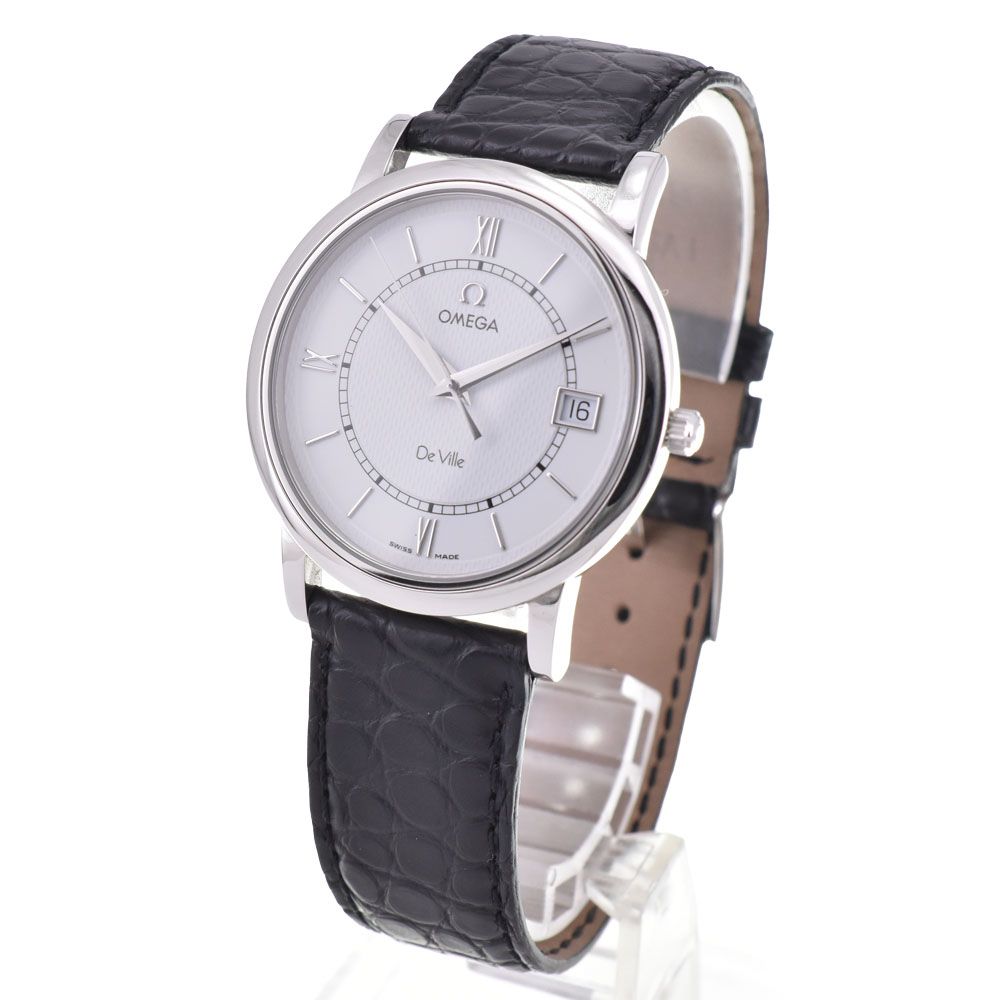 オメガ OMEGA 7824.21.01 デビル プレステージ デイト クォーツ レディース 箱 保証書付き D 144547