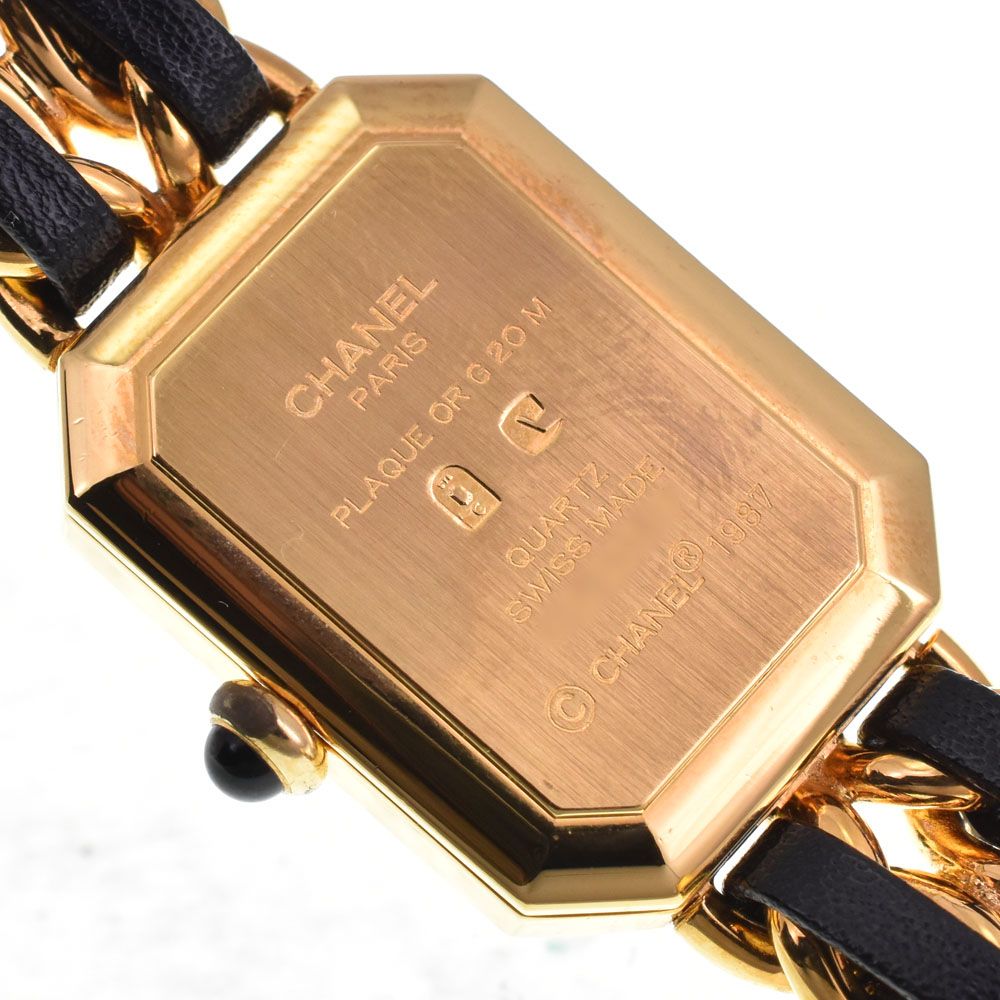シャネル CHANEL H0001 プルミエール S クォーツ レディース 美品 D