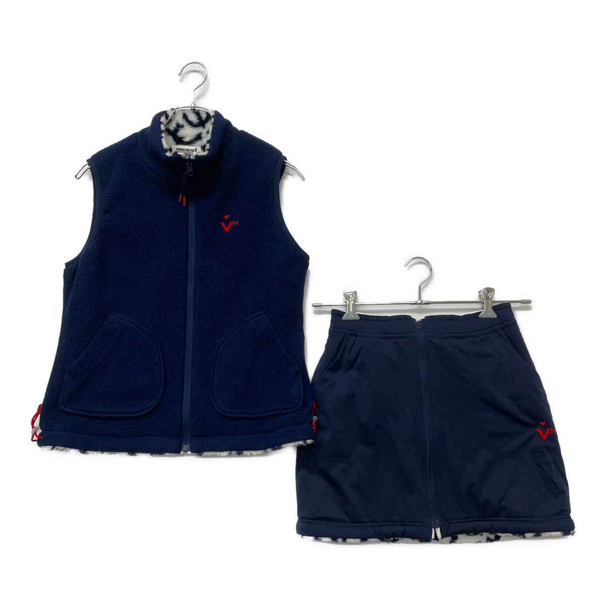 中古 レディース ビバハート VIVA HEART セットアップ 38(S) 40(M) 白