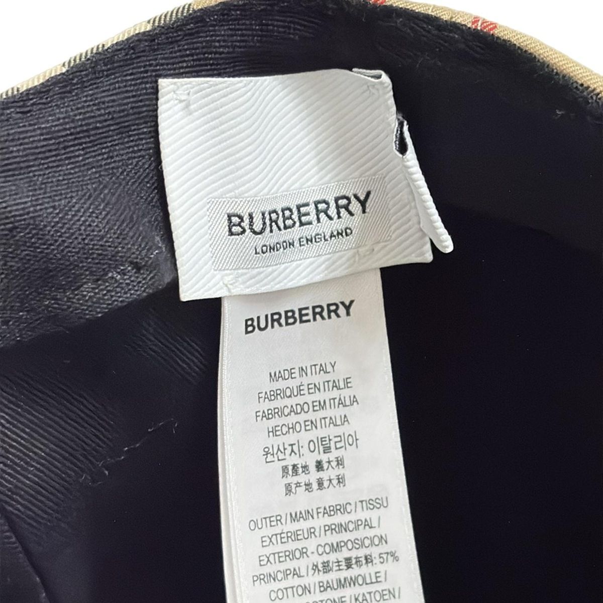 バーバリーロンドンイングランド キャップ