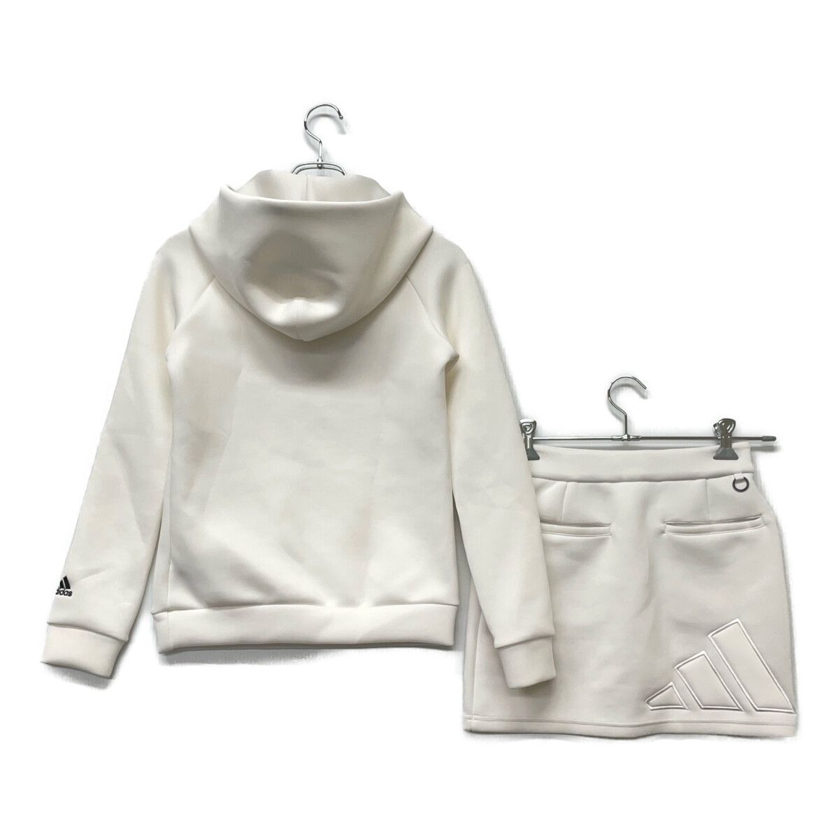 中古 レディース アディダスゴルフ adidas GOLF セットアップ S 白