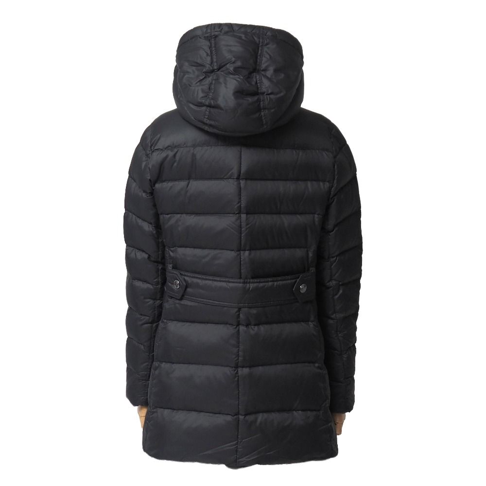 バーバリー ダウンジャケット サイズ38 ダウンコート 中綿 ロングジャケット フーテッド ブランド古着 RA 6896