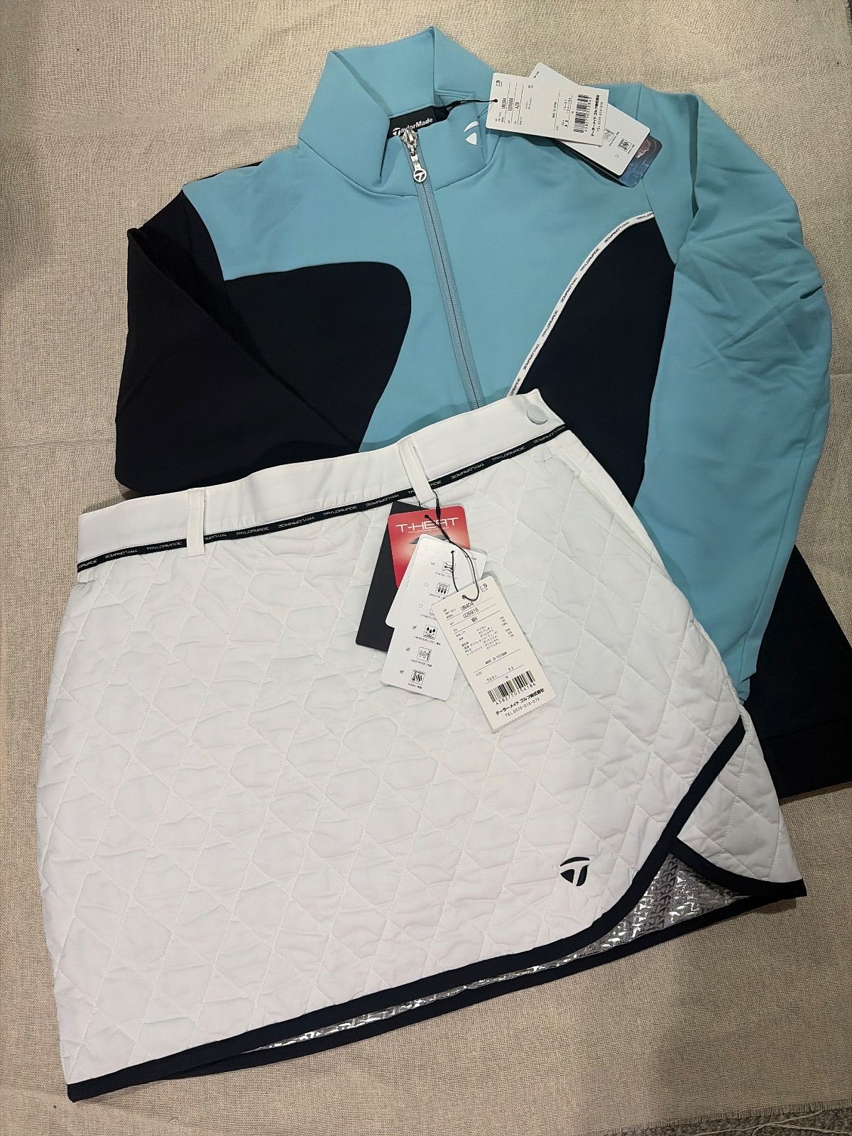 テーラーメイド セットアップ ブルー ホワイト M