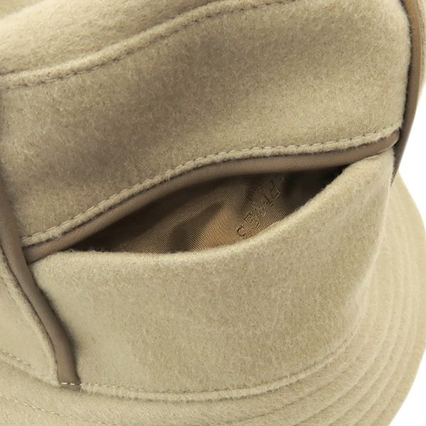 エルメス HERMES ハット ラウル ライン バケットハット カシミヤ