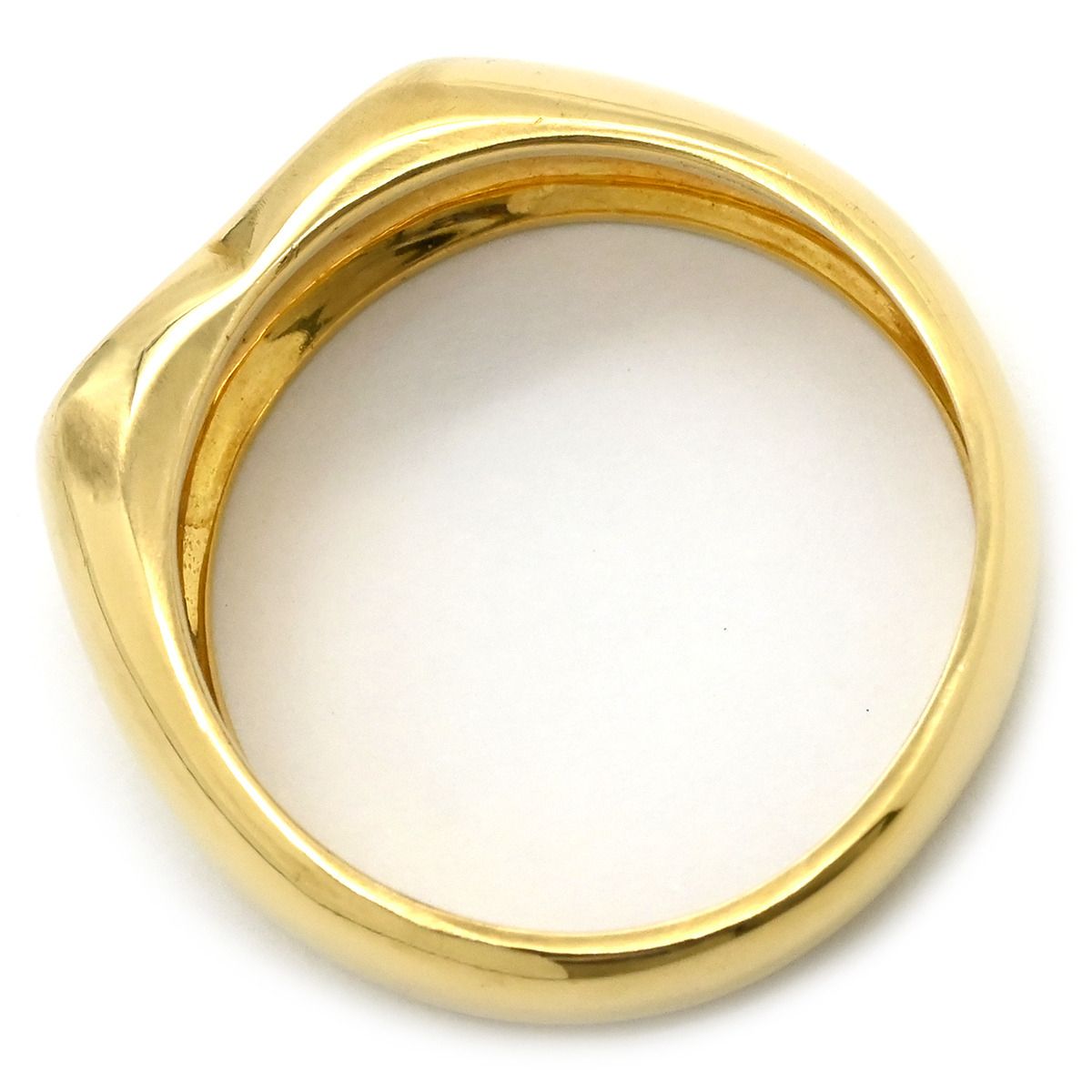 ティファニー Tiffany - Co リング 指輪 フルハート イエローゴールド T＆Co. エルサ ペレッティ Au 750 18 K 18金 ハートモチーフ 10.5号