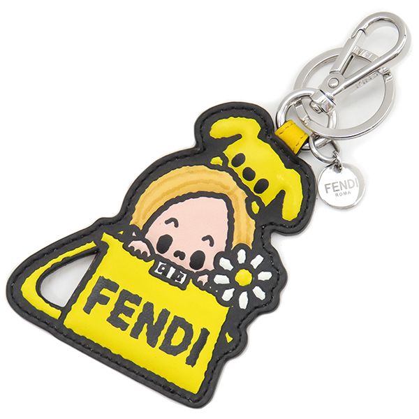 フェンディ FENDI バッグチャーム シルヴィア × バゲット チャーム