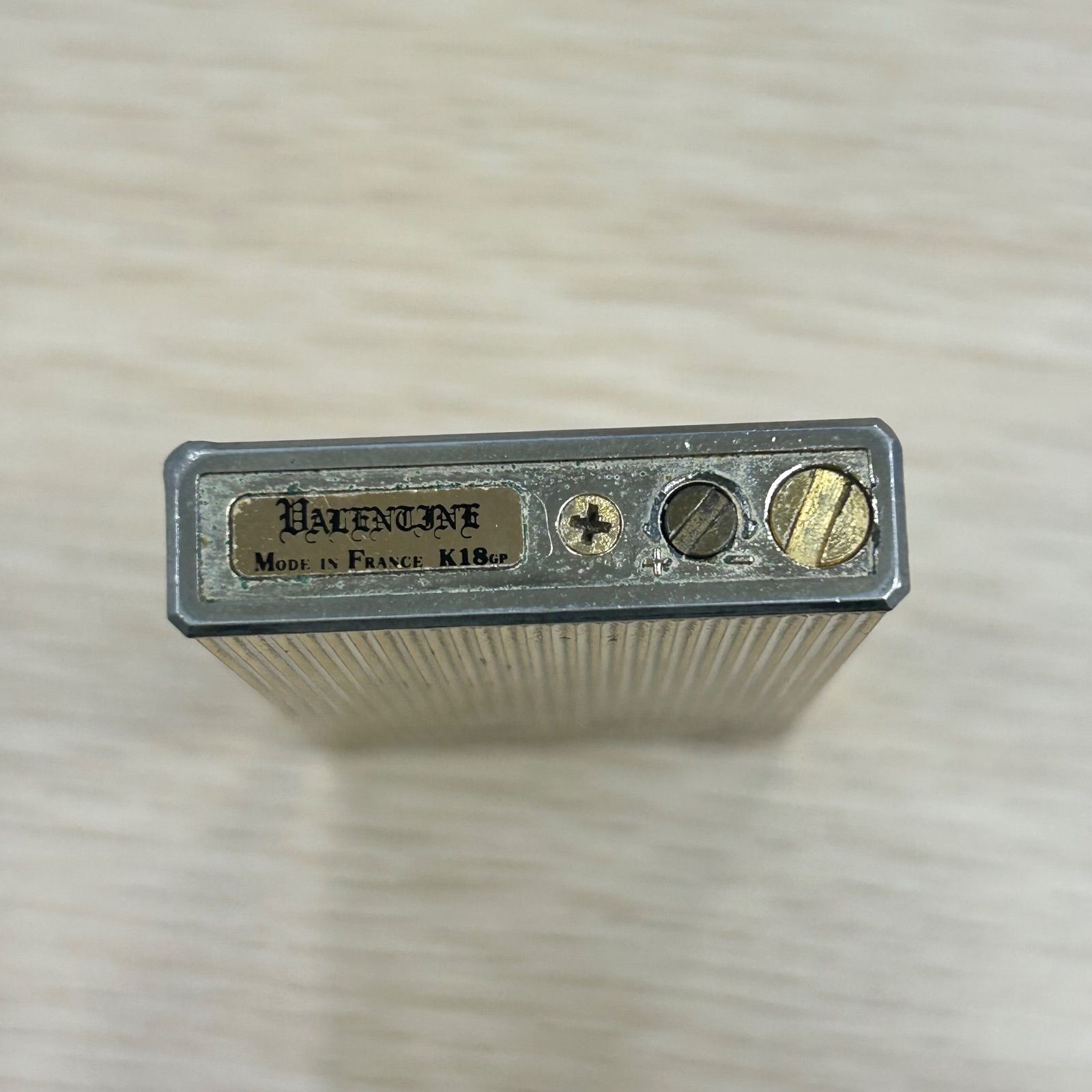 バレンタイン Made in France K18GP ガスライター - メルカリ