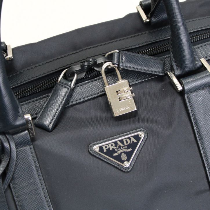 プラダ PRADA 三角ロゴ 2WAY トラベルバッグ ボストンバッグ ナイロン