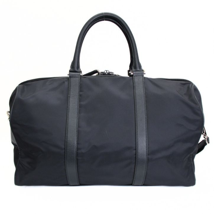 PRADA プラダ 三角ロゴ 2way ボストンバッグ ナイロン ブラック PRADA プラダ 三角ロゴ 2way ボストンバッグ ナイロン ブラック PRADA