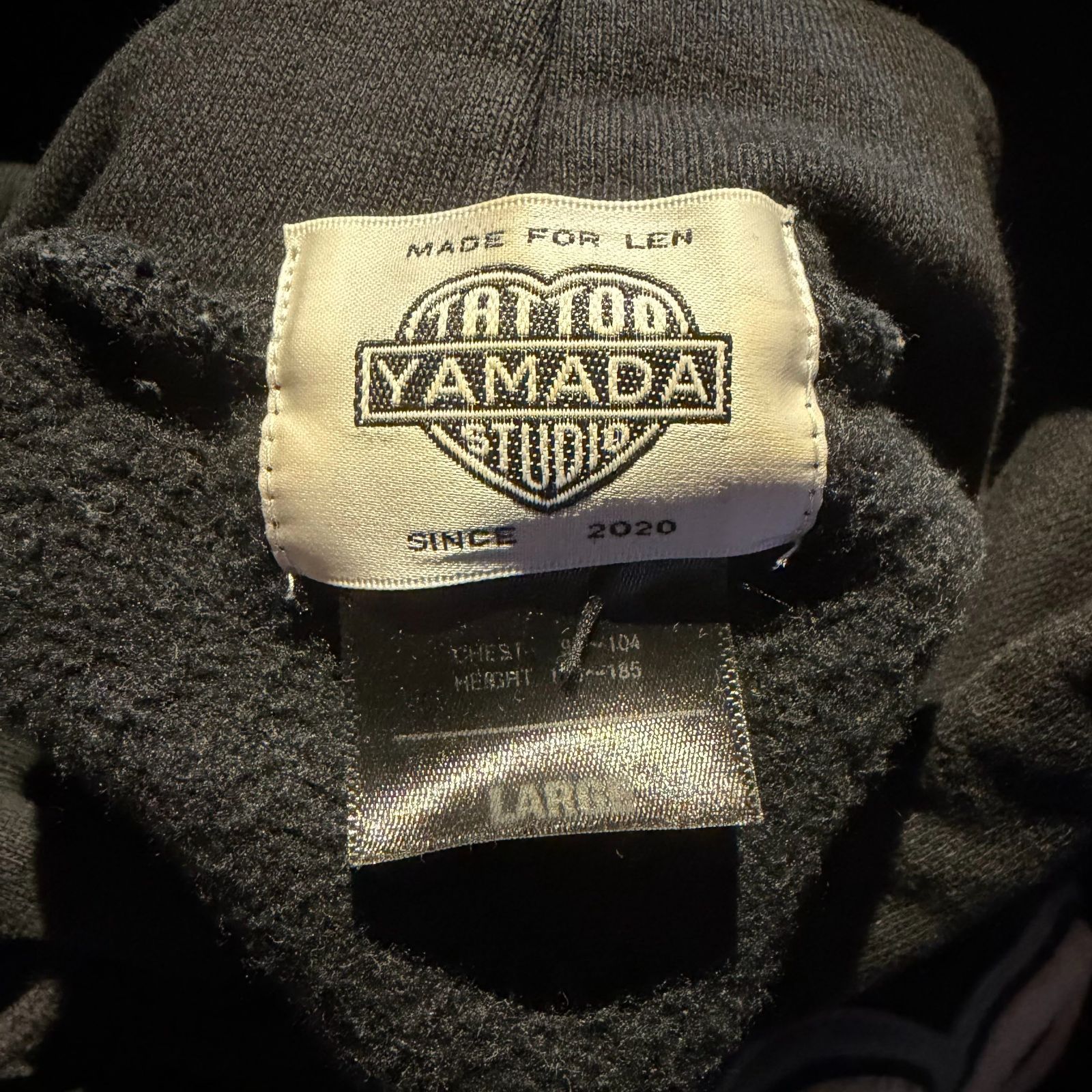 TATTOO STUDIO YAMADA SKULL HEAVY WEIGHT HOODIE PERIOD サガラ刺繍 