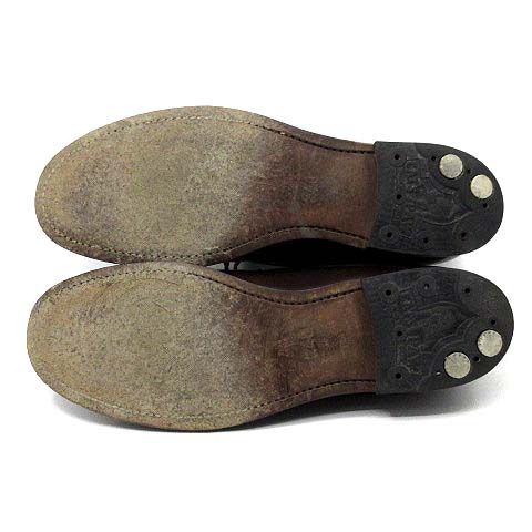  ビューティフルシューズ SHOES サービスマンシューズ レザー ブラウン 茶 24 cm その他 靴