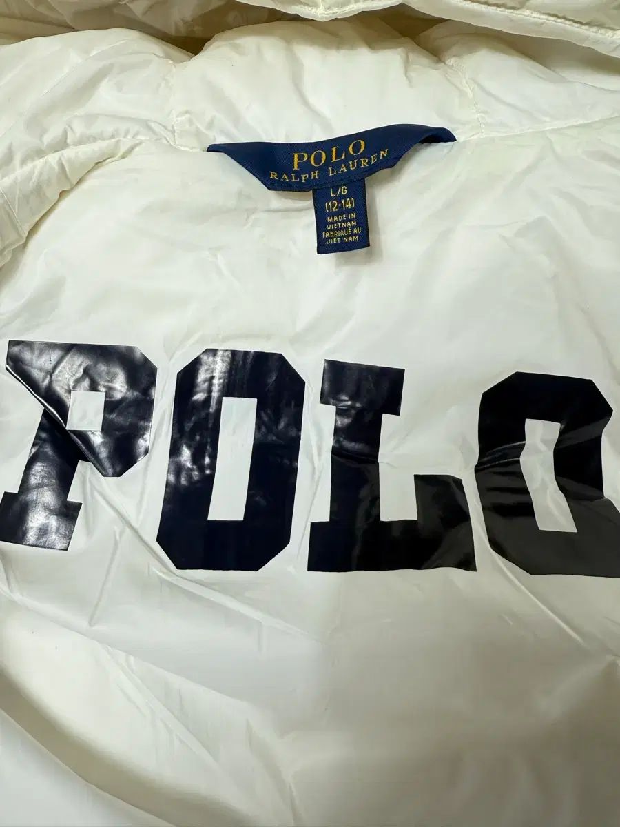  85 ポロラルフローレン 白 ダウン アウター ダウンジャケット ジャケット アウター