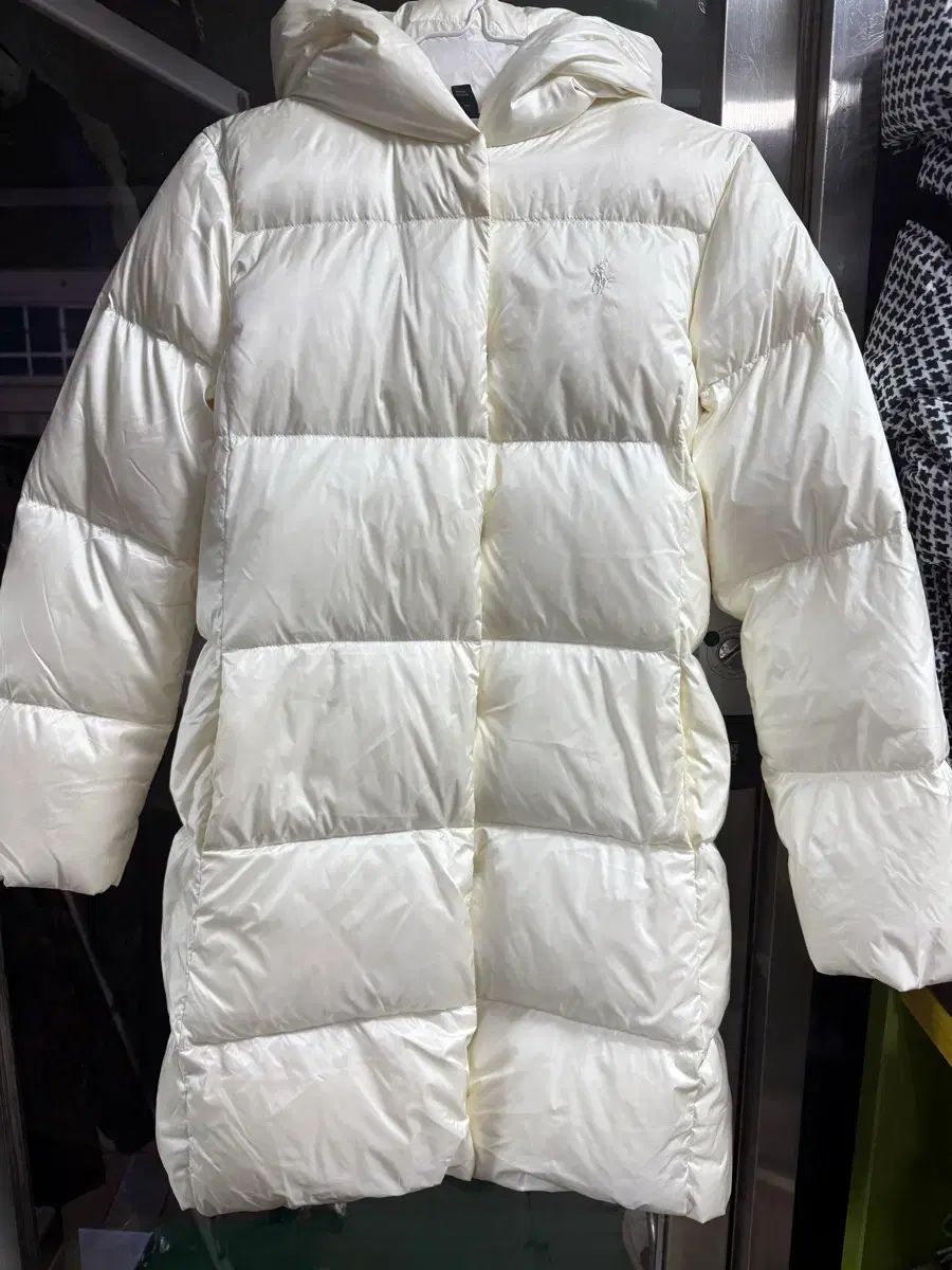 85 ポロラルフローレン 白 ダウン アウター