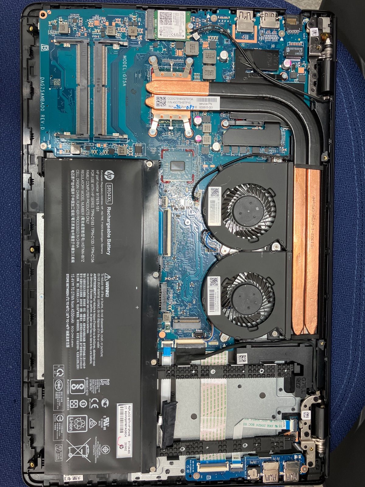 HP Pavilion Power Laptop 15-cb0xx ゲーミング向けベース機