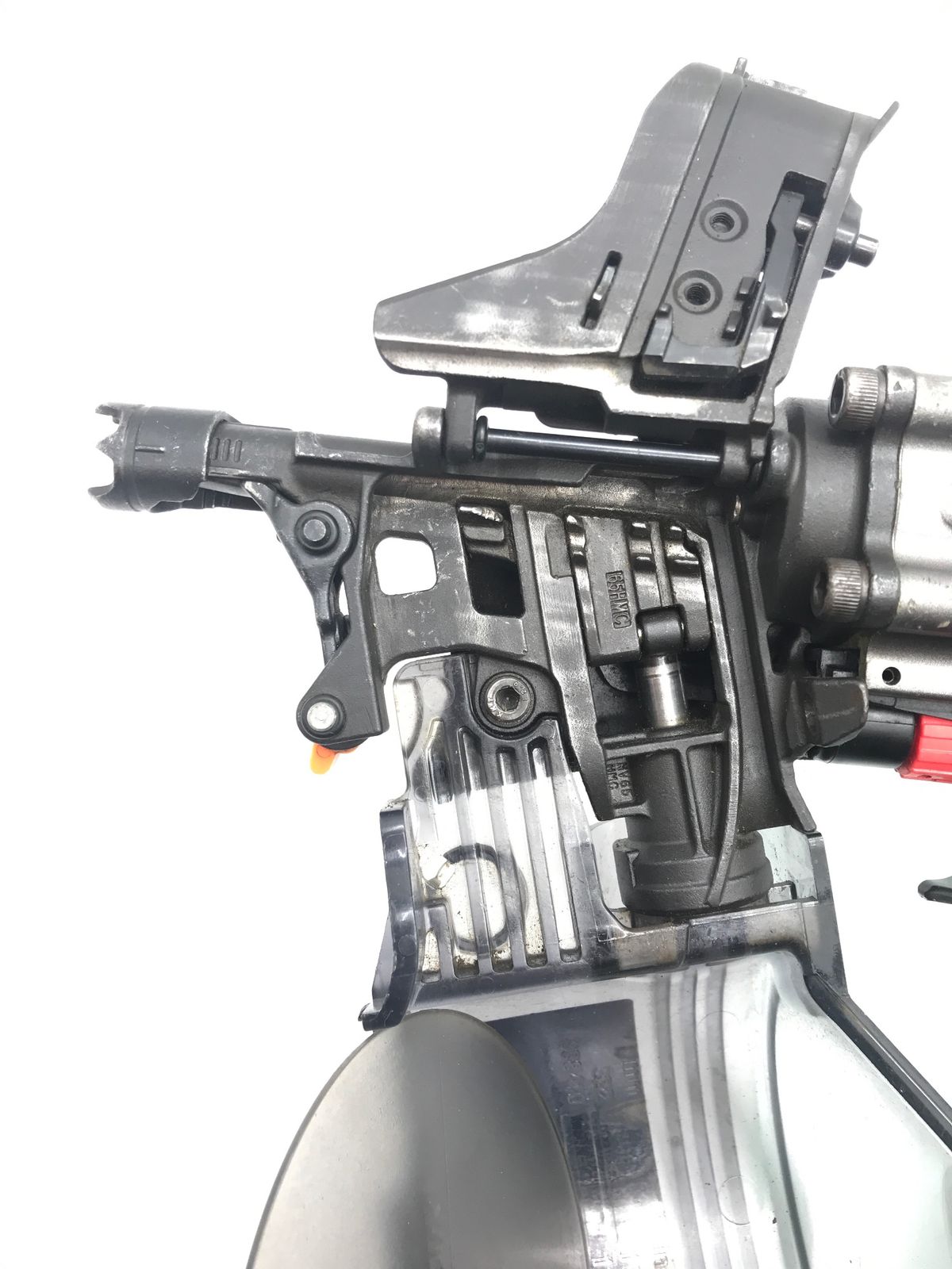  品 Hitachi 日立 高圧ロール釘打機 NV 65 HMC エコツー M 02 釘打機 エアーツール