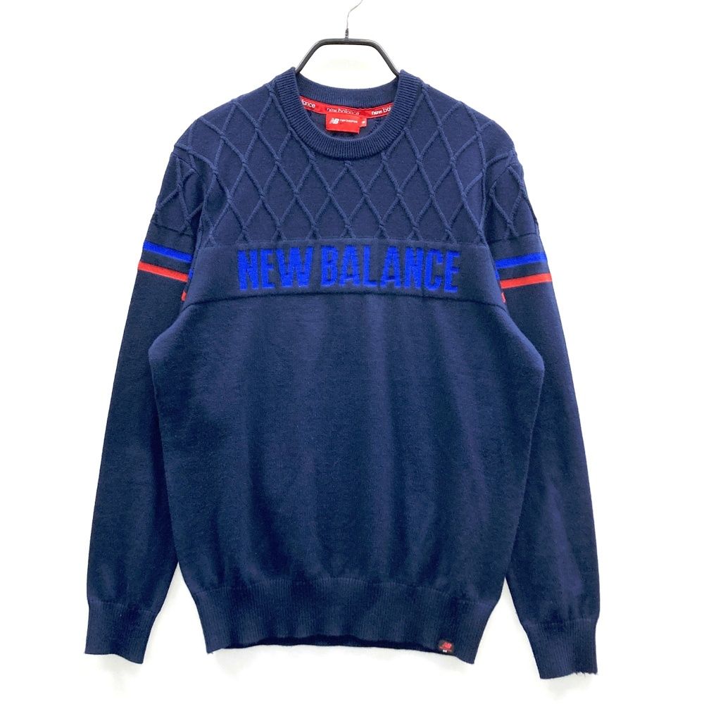 サイズ：5 NEW BALANCE GOLF ニューバランス ニット セーター ネイビー