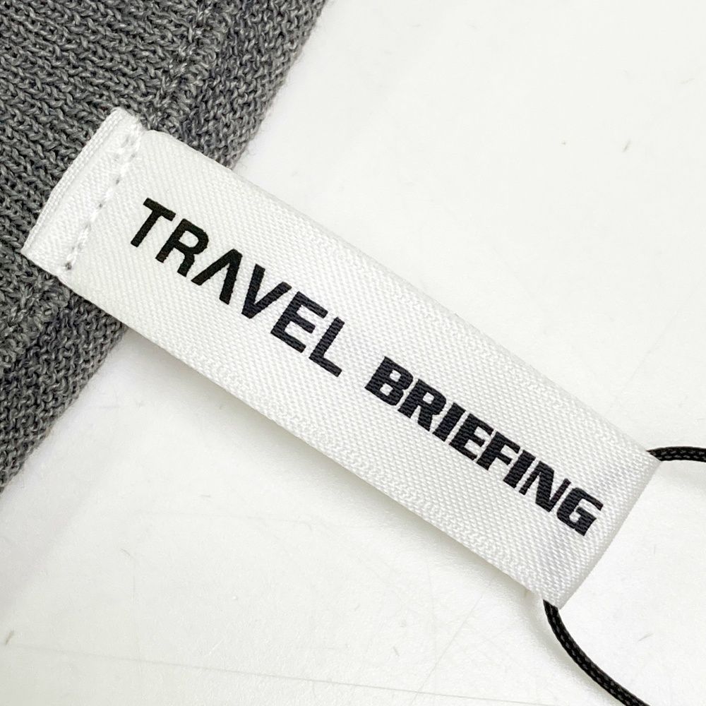 サイズ：L BRIEFING GOLF ブリーフィング TRAVEL モックネック ニット