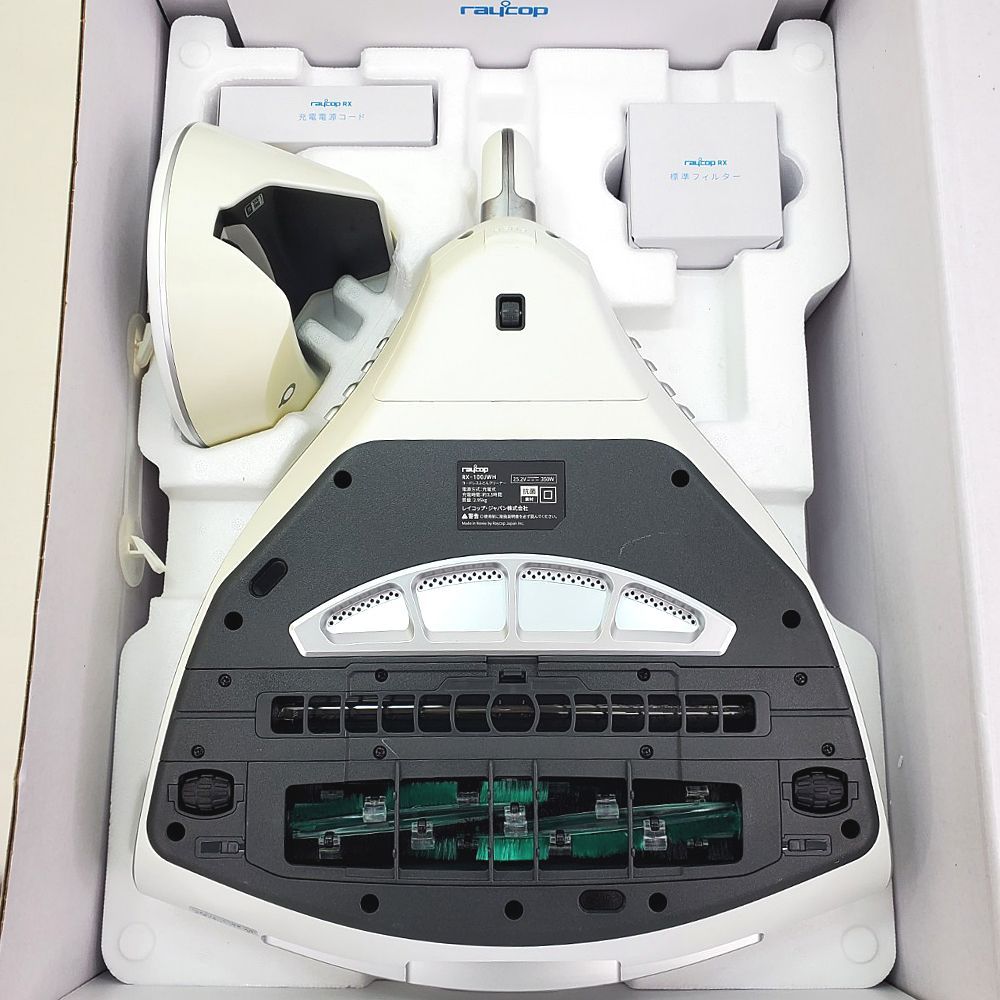 展示中古品 レイコップ RX ホワイト RX-100JWH ふとんクリーナー