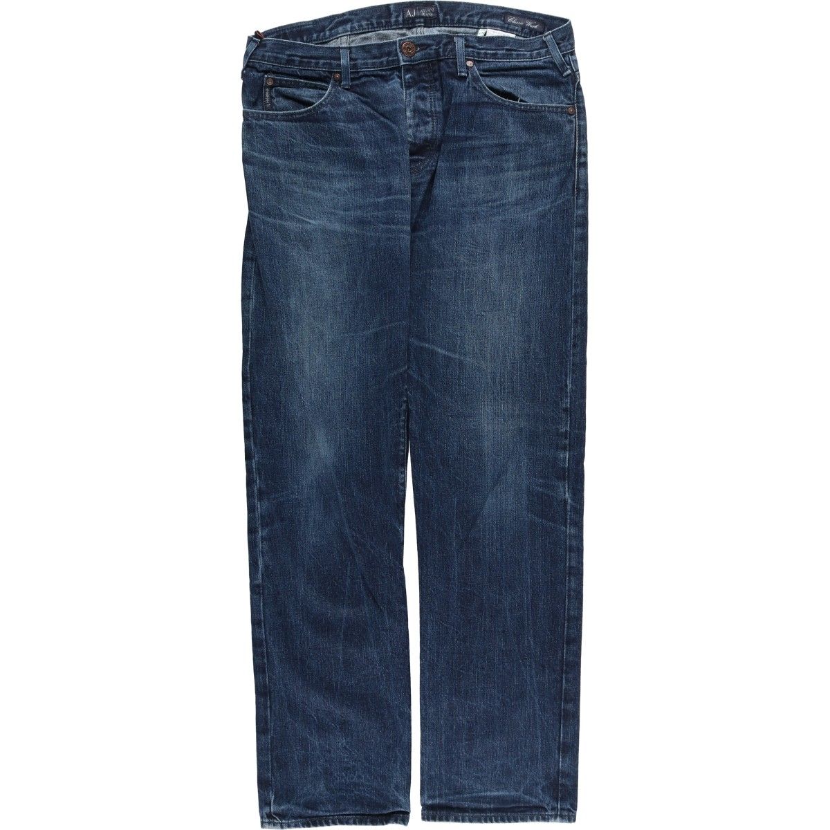 古着 アルマーニ ARMANI JEANS ストレートデニムパンツ メンズw37相当 