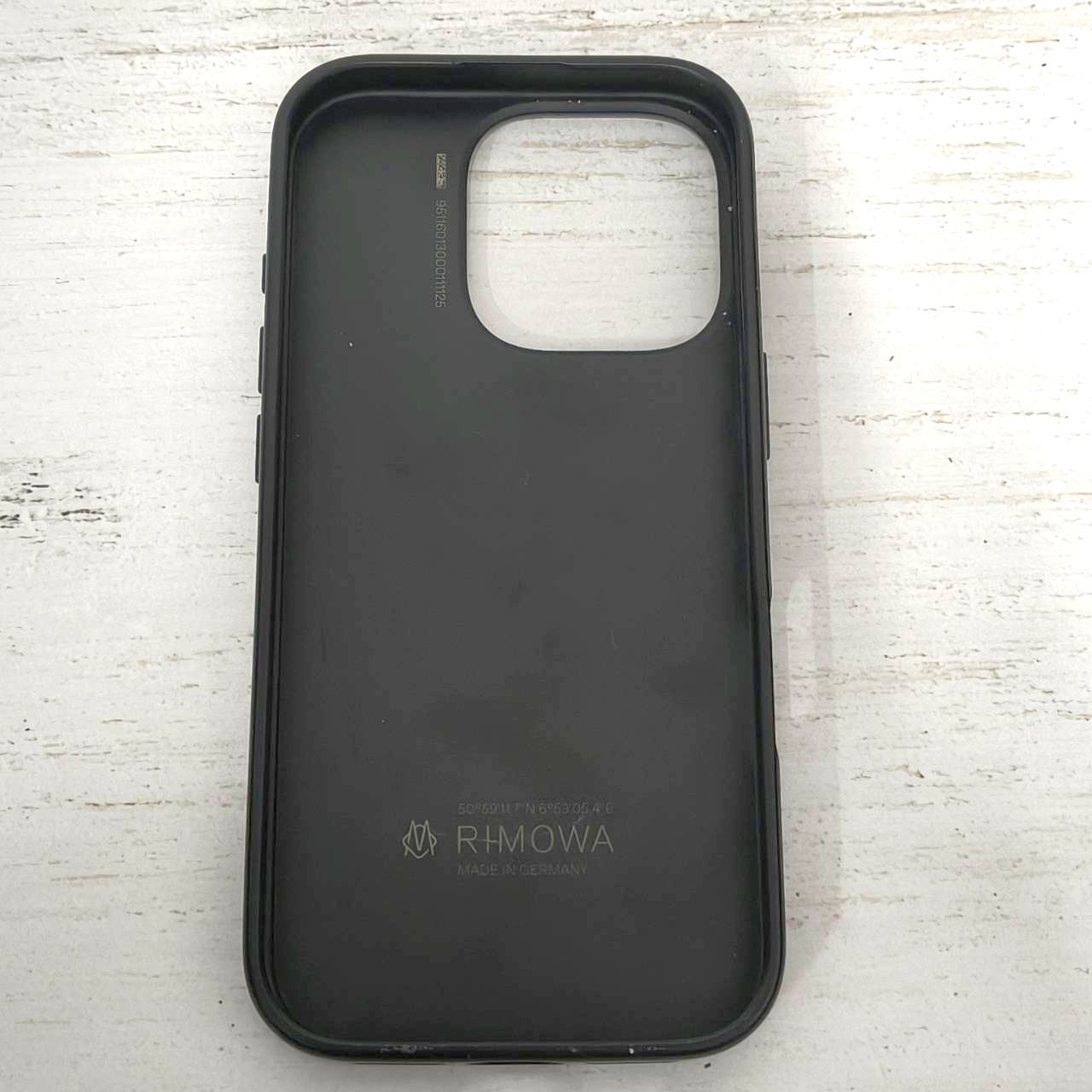 RIMOWA リモワ iPhone 16pro ケース ブラック アイフォン - メルカリ