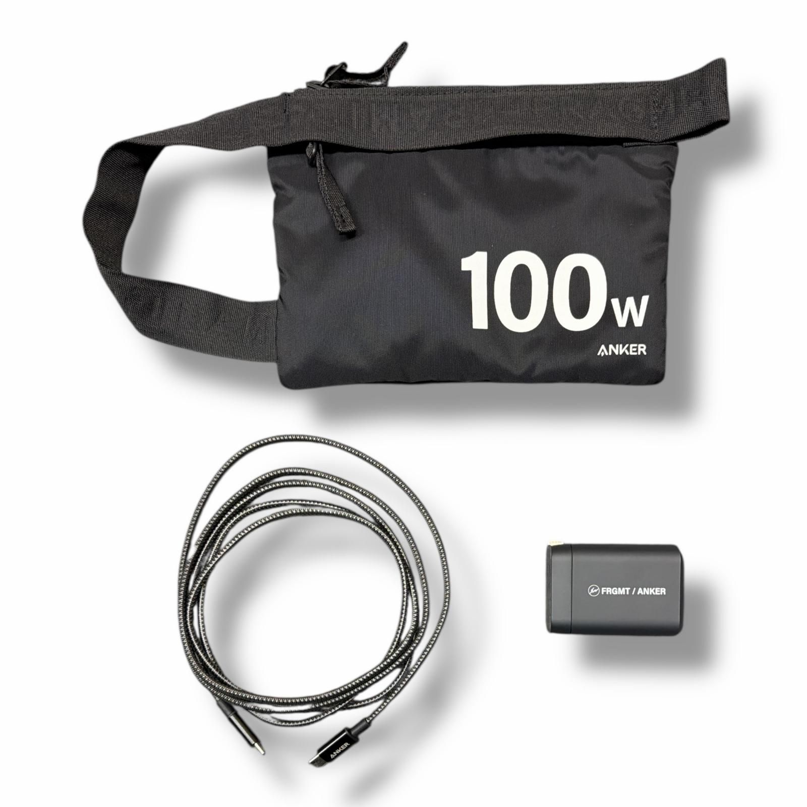 DESIGN × ANKER Prime Wall Charger コラボ 充電器 フラグメントデザイン アンカー ブラック F 4313 M