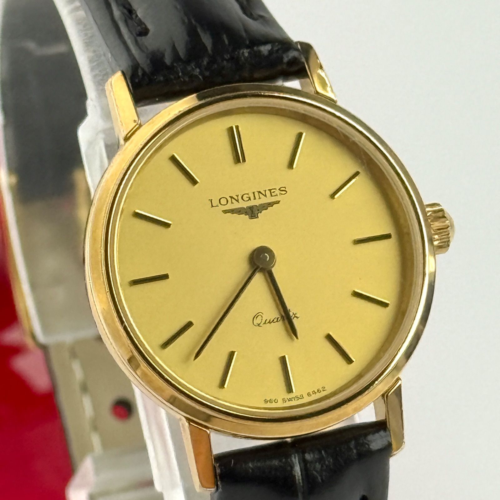 ロンジン ゴールド 新品ベルト 新品電池 レディース 腕時計 797 - メルカリ