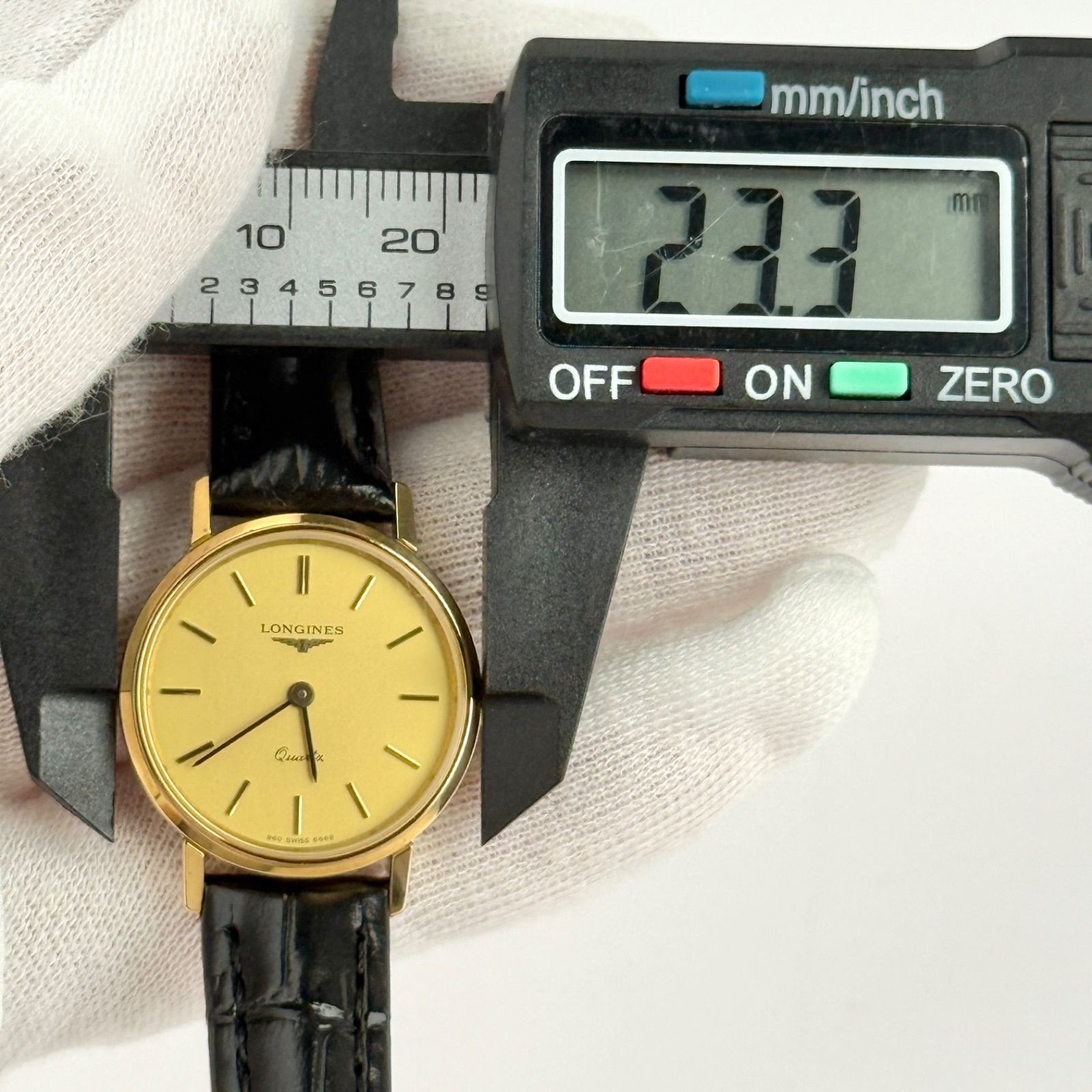 ロンジン ゴールド 新品ベルト 新品電池 レディース 腕時計 797 - メルカリ