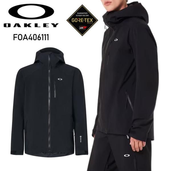  ★ XSサイズ OAKLEY UNBOUND GORE-TEX SHELL 2.0 JACKET カラー:BLACKOUT オークリー スノボウェア メンズ スノーボードジャケット ゴアテックス JKT 25-26 ウェア(男性用)