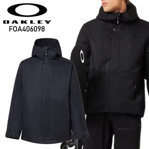 オークリー　スノーボードウェア　防水　黒　XL ☆ XLサイズ OAKLEY RANGE RC 2.0 JACKET カラー:BLACKOUT オークリー