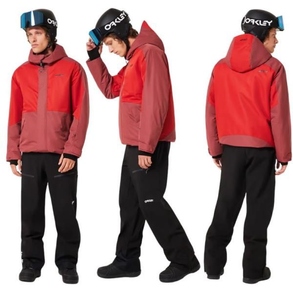 ☆ Lサイズ OAKLEY RANGE RC 2.0 JACKET カラー:FLAME RED/ROSEWOOD