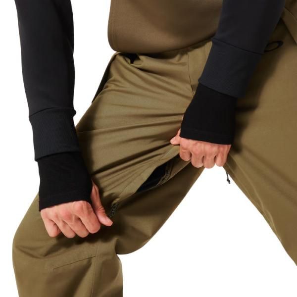 OAKLEY スノーボードパンツ Lサイズ ブラウン ☆ Lサイズ OAKLEY BEST CEDAR RC INSULATED PANT カラー:ARMY GREEN