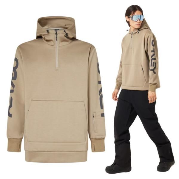 ☆ Mサイズ OAKLEY AMPHIBIAN WR ZIP HOODY 1.0 カラー:PEBBLE