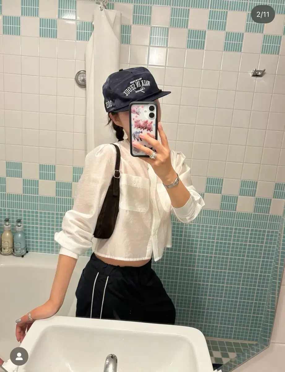 bymood rough track pants ネイビー s