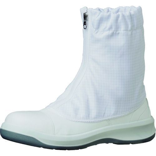 ミドリ安全 トウガード付 静電安全靴 ＧＣＲ１２００ フルＣＡＰ ハーフ ホワイト ２４ ０ｃｍ