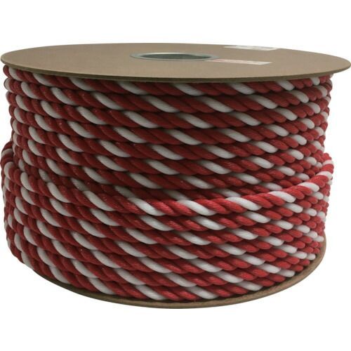 ユタカメイク ポリエチレンロープドラム巻 １２ｍｍ １００ｍ コウハク