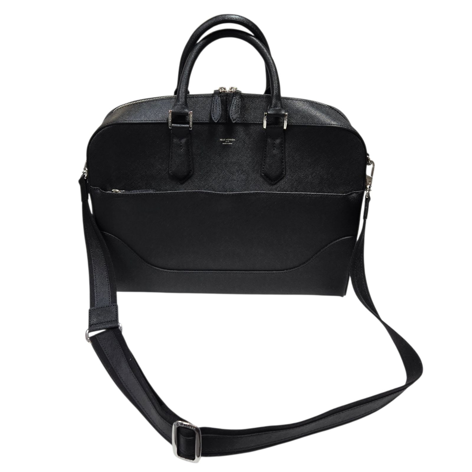 PELLE MORBIDA ビジネスバッグ(USED) ◇PELLE MORBIDA ペッレモルビダ ビジネスバッグ 2way ショルダー