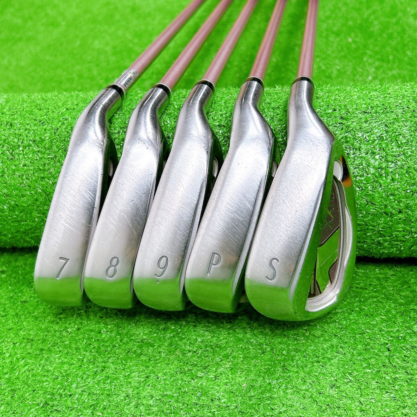 XXIO ゼクシオ MP1000 レディースアイアン 5本 L 初心者 ボルドー 10