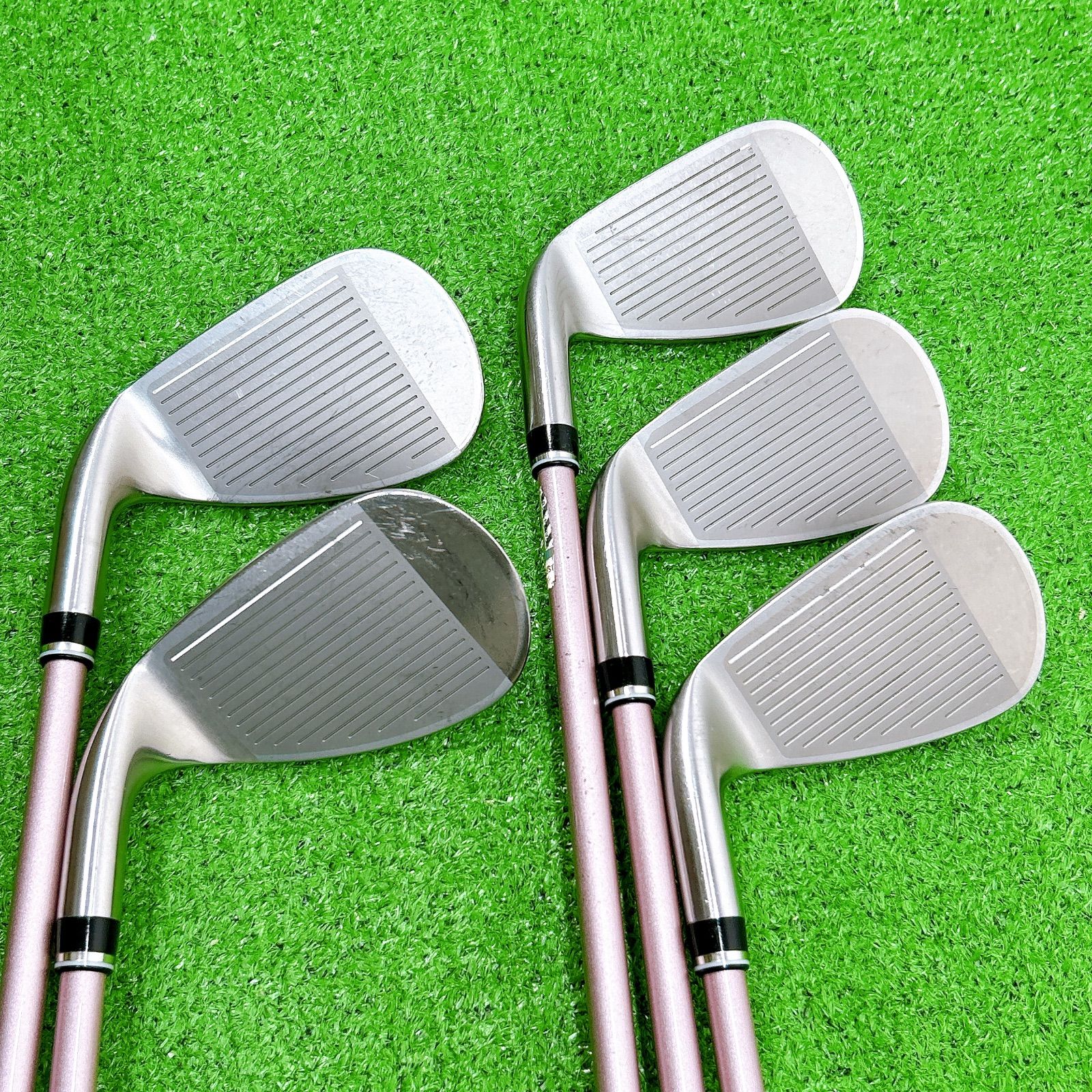 XXIO ゼクシオ MP1000 レディースアイアン 5本 L 初心者 ボルドー 10