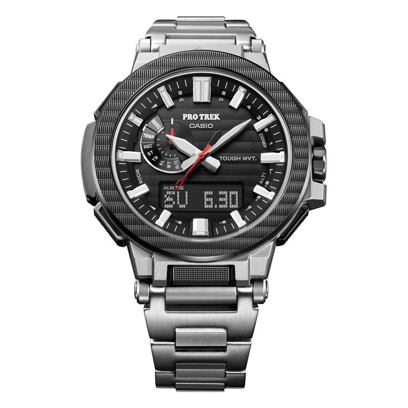 PROTREK プロトレック PRX-8001 YT-7 JF 10気圧防水 タフソーラー シルバー