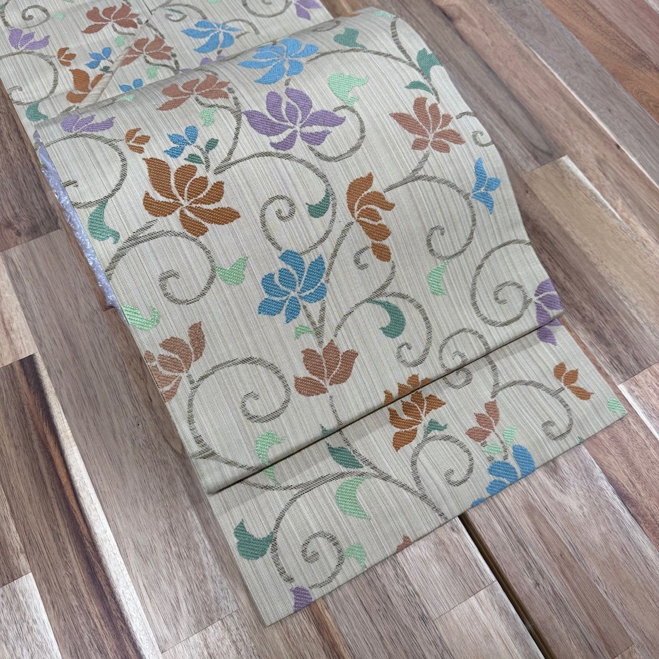 名門 川島織物 西陣織 錦九寸名古屋帯 中古美品 お仕立て上がり 正統派