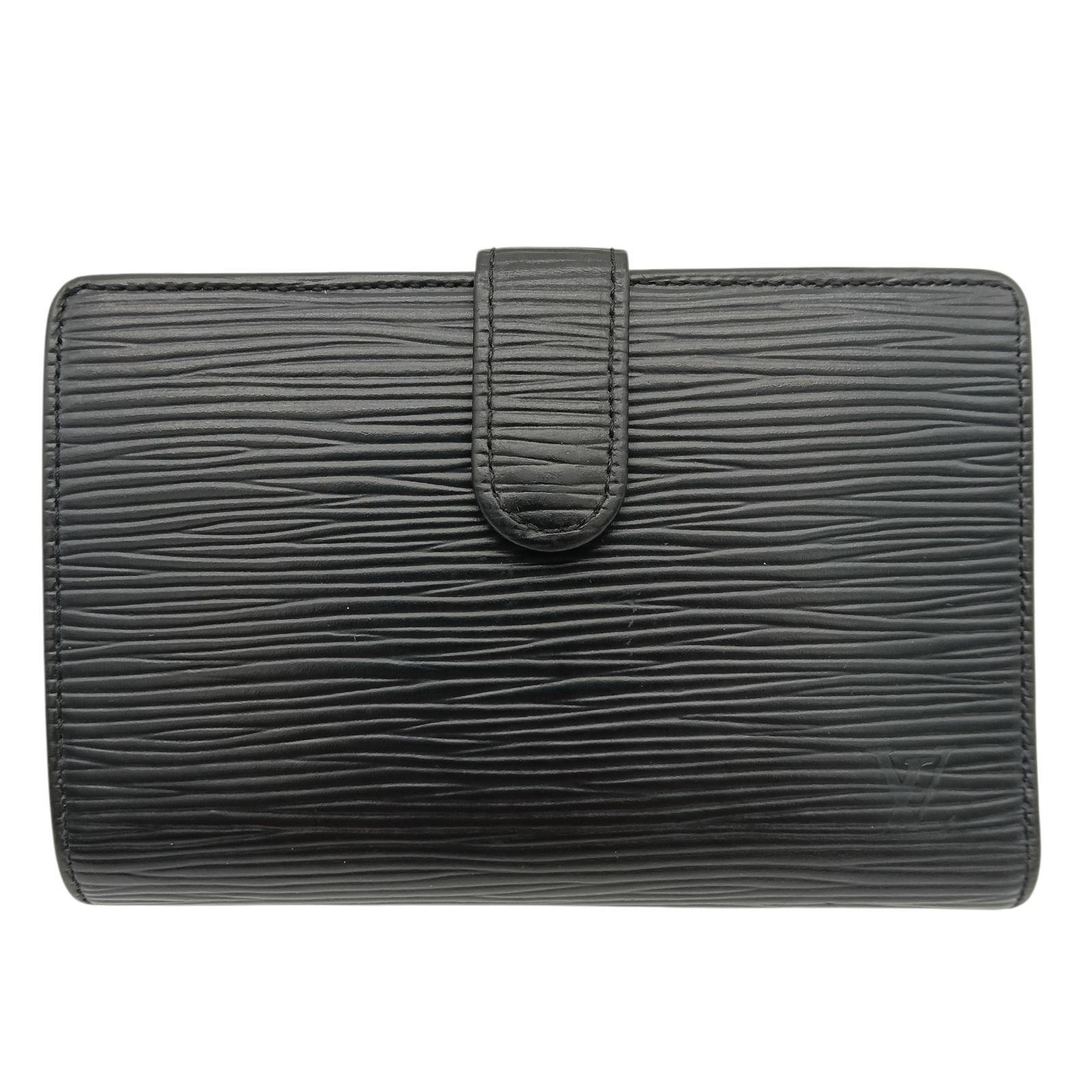 LOUIS VUITTON ルイヴィトン ヴィエノワ エピ M 63242 ノワール がま口 財布 ルイ ヴィトン