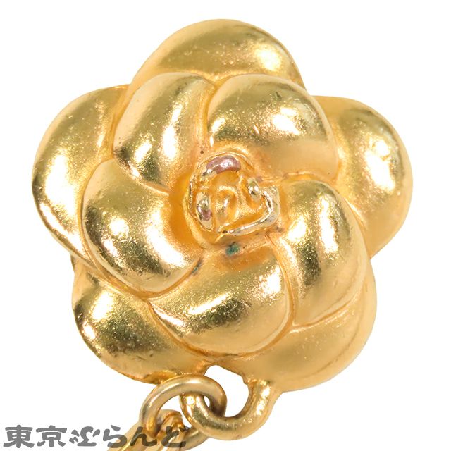 シャネル CHANEL カメリア チェーンベルト ゴールド メタル GP 98P