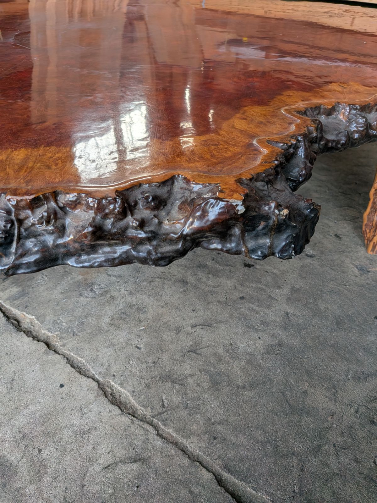 花梨 天然 木材 一枚板 銘木 希少 葡萄杢 瘤杢 座卓 花台 - メルカリ